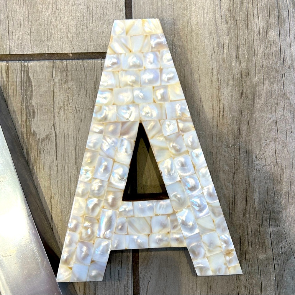 Monogram wall art A